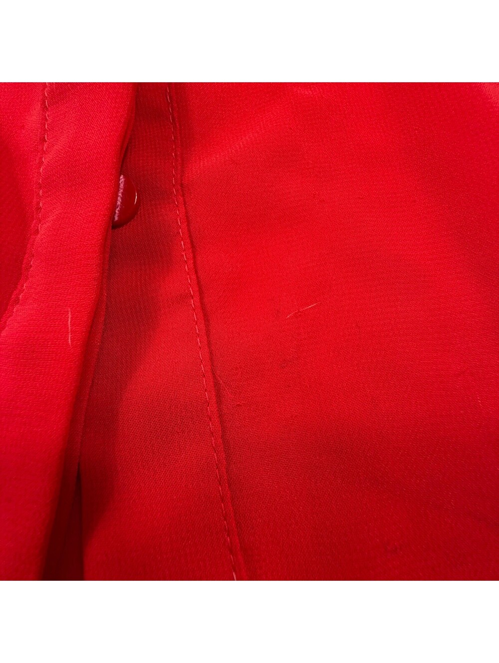 APT. 9 Red Sheer Button-Up Blouse XL - Picture 6 of 8